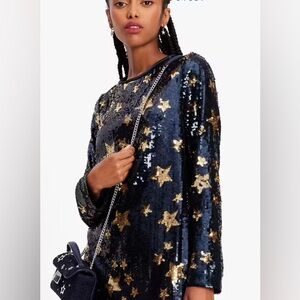 NWT Kate Spade Starlight Sequin Shift Dress